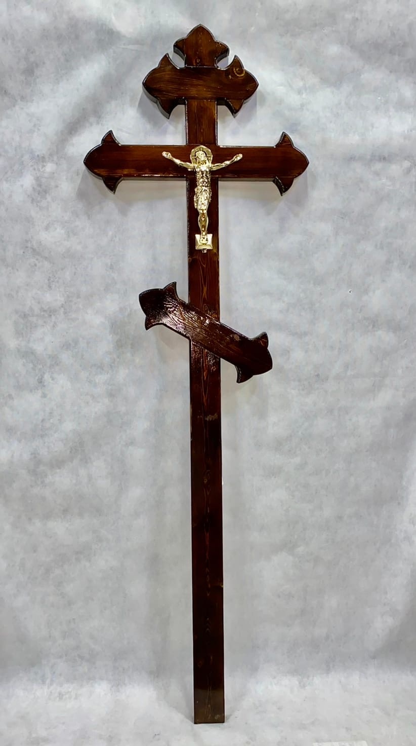 Крест Лилия тройной 09, арт. КР-030