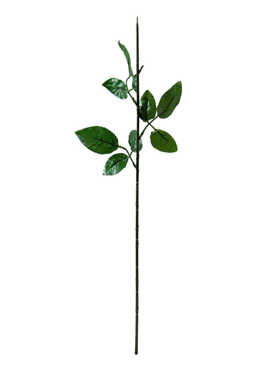 Ножка розы с листом 70 см